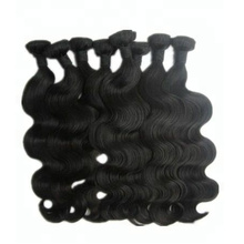 Armure de cheveux brésiliens vierges alignés de cuticle de prix épais fin